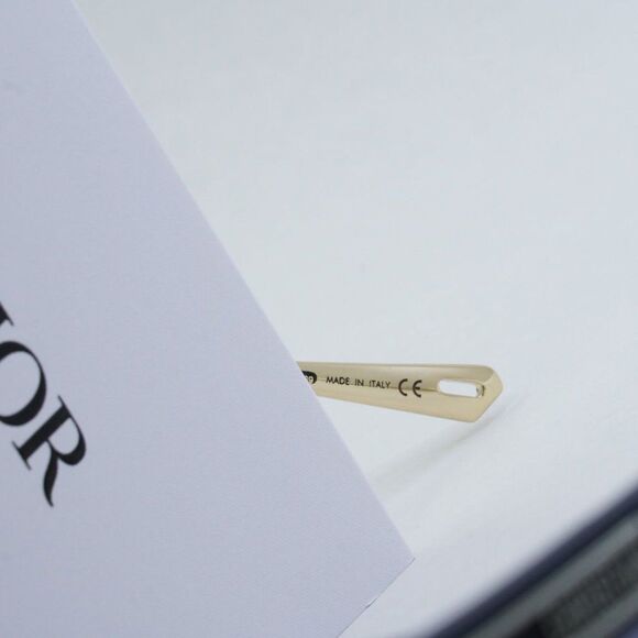 NEW DIOR DIORCLUB M1U 31B7 GOLD BLUE SUNGLASSES - Picture 8 of 13